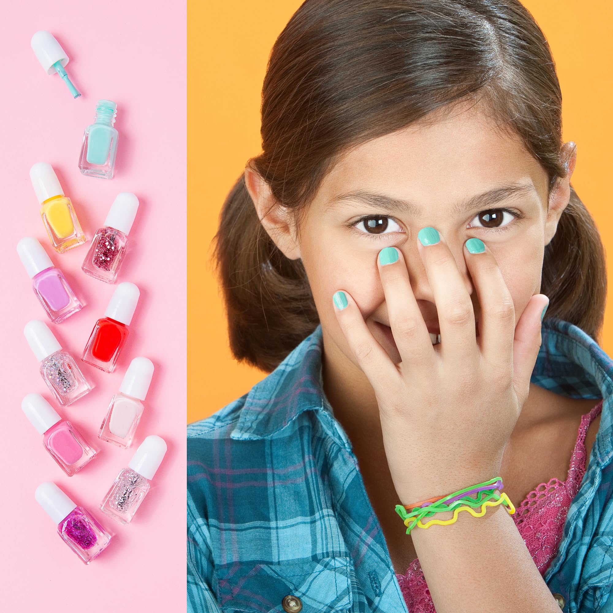 Amazon.com : SIMPLE PLEASURES Pink Capybara Kids Nail Polish Set